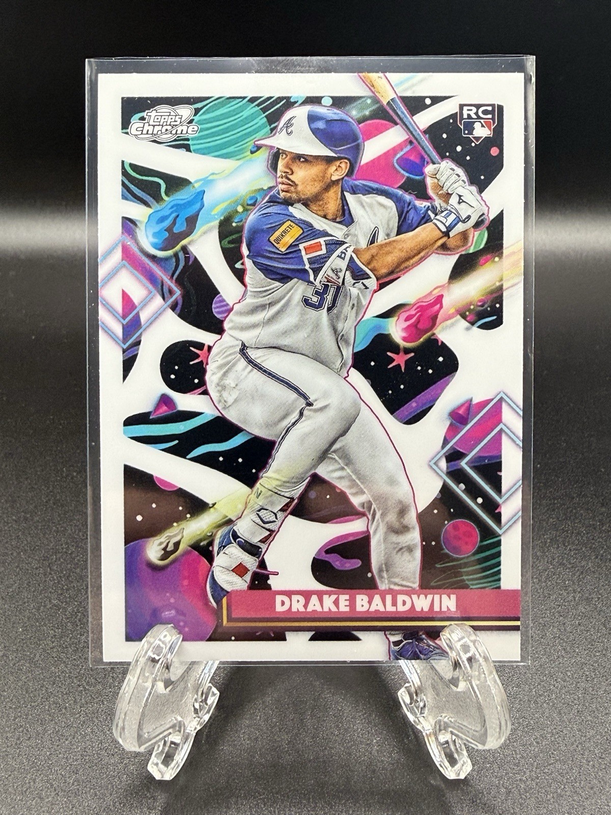 Drake Baldwin 2025 Topps Cosmic Chrome #96 White Hole  Refractor Rookie ROY