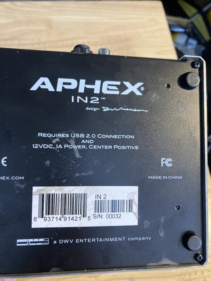 Aphex In2 USB Audio Interface Channel Strip w/ Analog Optical Compress No AC - Image 3 of 4