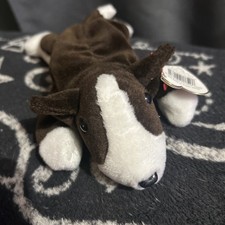 Ty Beanie Babies Bruno the Dog 1997 Preowned with tag