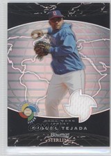 2009 Bowman Sterling Black Refractor 11/25 Miguel Tejada #BCR-MT 0q5