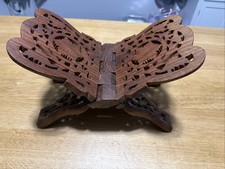 Vintage Foldable, Handmade Wooden Book Holder. Qurans  Other Sacred Texts.