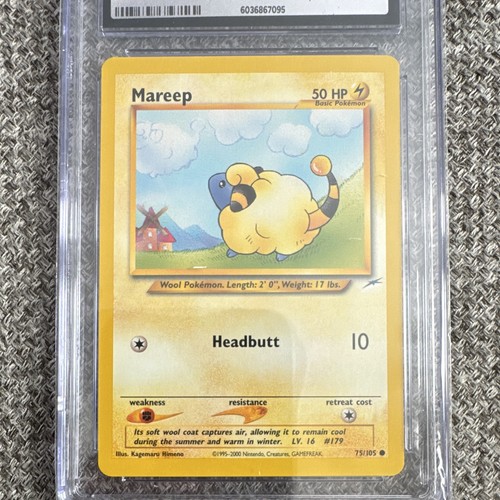 Mareep (Unlimited) graded CGC 9 for sale on eBay