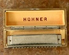 Vintage Hohner Chromonika III Harmonica C Key In Original Box