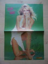 Heather Thomas Autogramm signed Poster 28x41 cm gefaltet