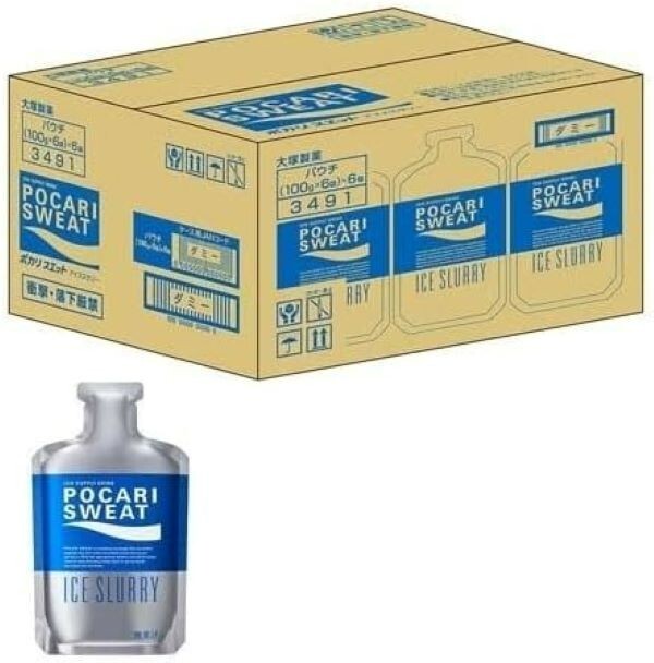 POCARI SWEAT ICE SLURRY 36袋 Pocari Sweat Ice Slurry (100g x 36 bags) Otsuka Summer Heat