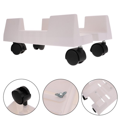 Pullwheel Chassis Holder Computer Bracket with Wheels Stand for Desktop - Afbeelding 2 van 11