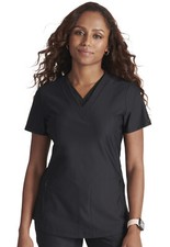 Cherokee Scrubs Form V Neck Top CK843 BLK Black Free Shipping