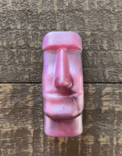 Moai Easter Island Mini Figure Handmade Tiki Tropical Resin Statue Plant Accent  - Picture 15 of 24