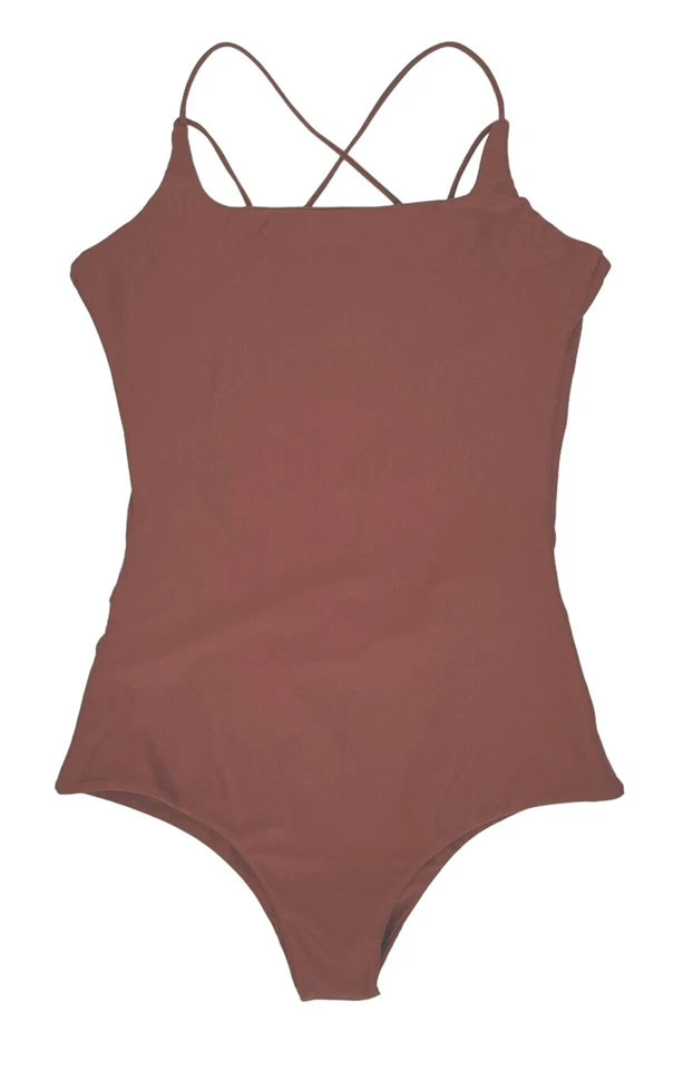 MIKOH KILAUEA One Piece Terracotta Clay Swimsuit Bathing Suit Sz Small NEW! - Image 2 of 4
