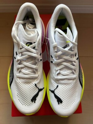 Puma Deviate Nitro 3 Ekiden Glow Running Shoes color White size 27cm sports