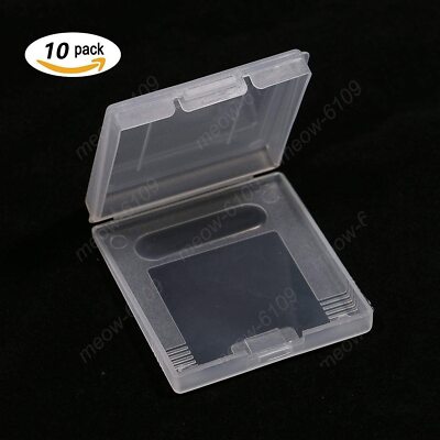 10PC Cases For Nintendo Game Boy DMG Original Gameboy Cartridge Dust Covers