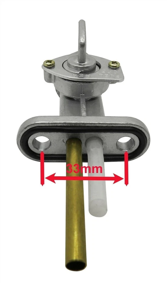 Petcock Fuel Tap Cock Valve for Yamaha DT2 DT250 DT3 DT360 DT400 IT175 IT250 IT4 Foto 3 de 4