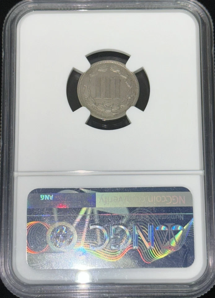 1880 3cn Three Cent Nickel - Image 4 of 4