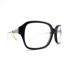 Anne Klein Eyeglasses Frames AK7002 001 Black clear Oversized 58-19-10
