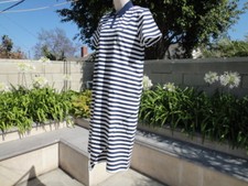 J.W. Anderson x Uniqlo Collab JWA RUFFLE Striped Dress, Collar Pick Size & Color