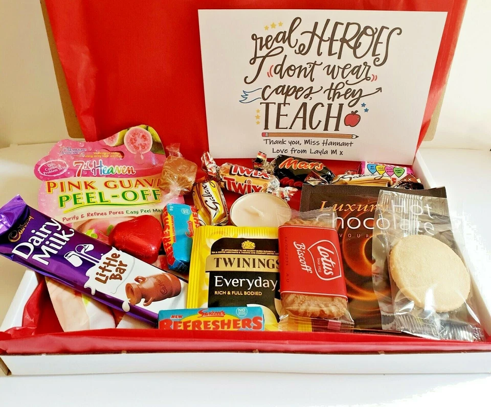 Personalised Teacher Gift Box Hamper Present - Teaching Assistant Nursery Worker - Image 2 of 4