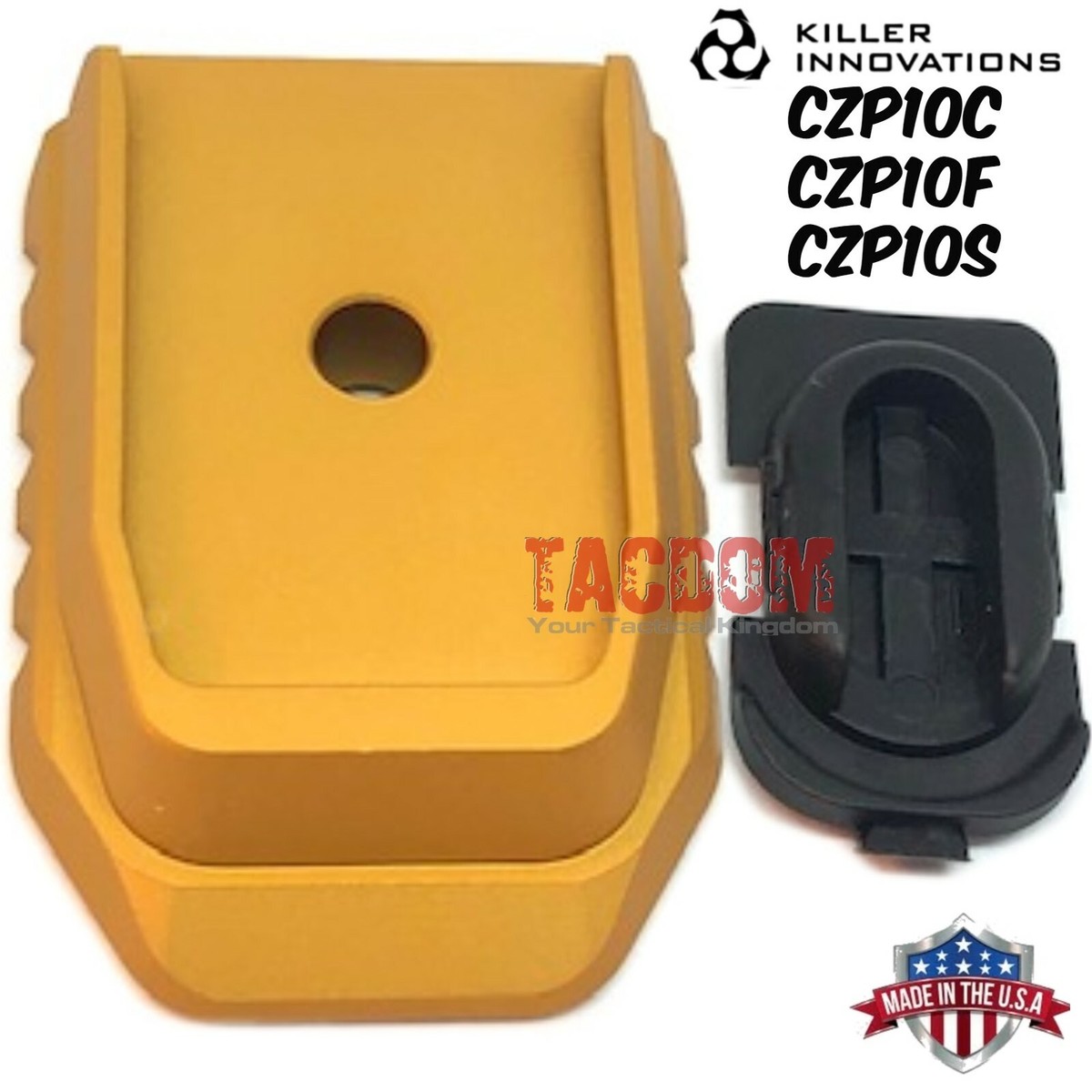 Killer Innovations Velocit Gold Magazine Base plate Floor CZP10C