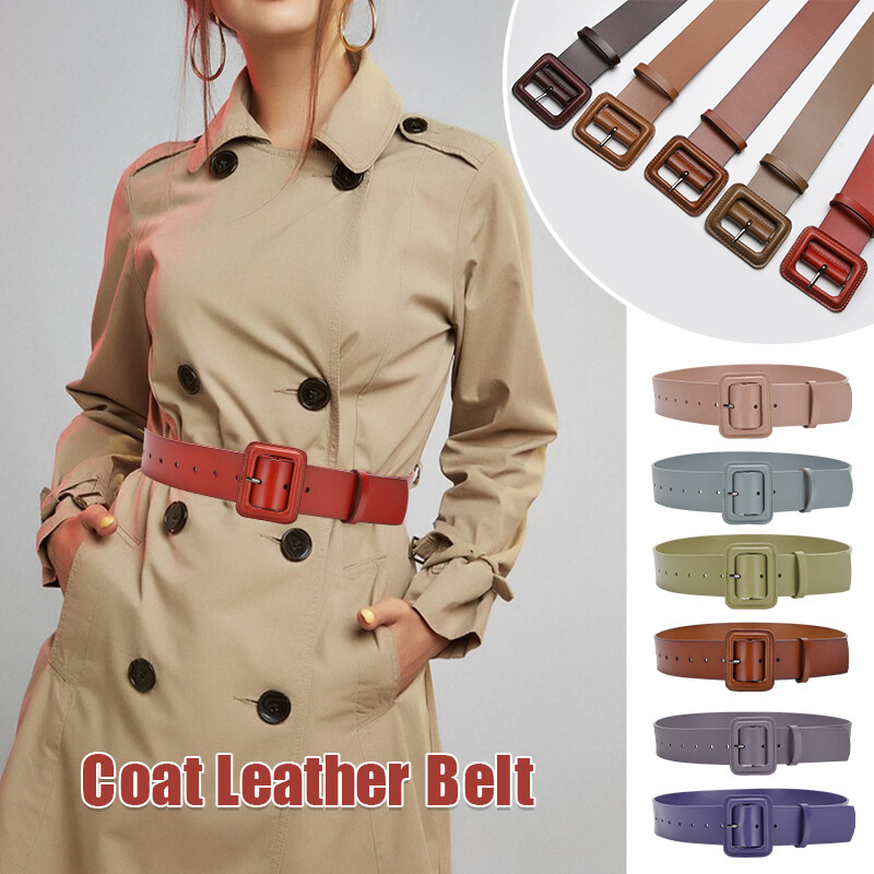 1X Trench Coat Leather Waist Belt Overcoat Jacket Sweater Bandage