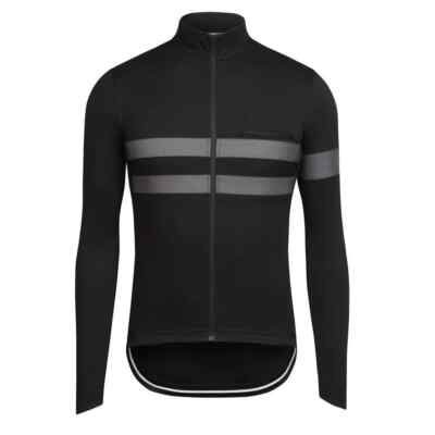 RAPHA ''BREVET'' LANGARM RADTRIKOT_SCHWARZ_HERREN LARGE_UVP 175£
