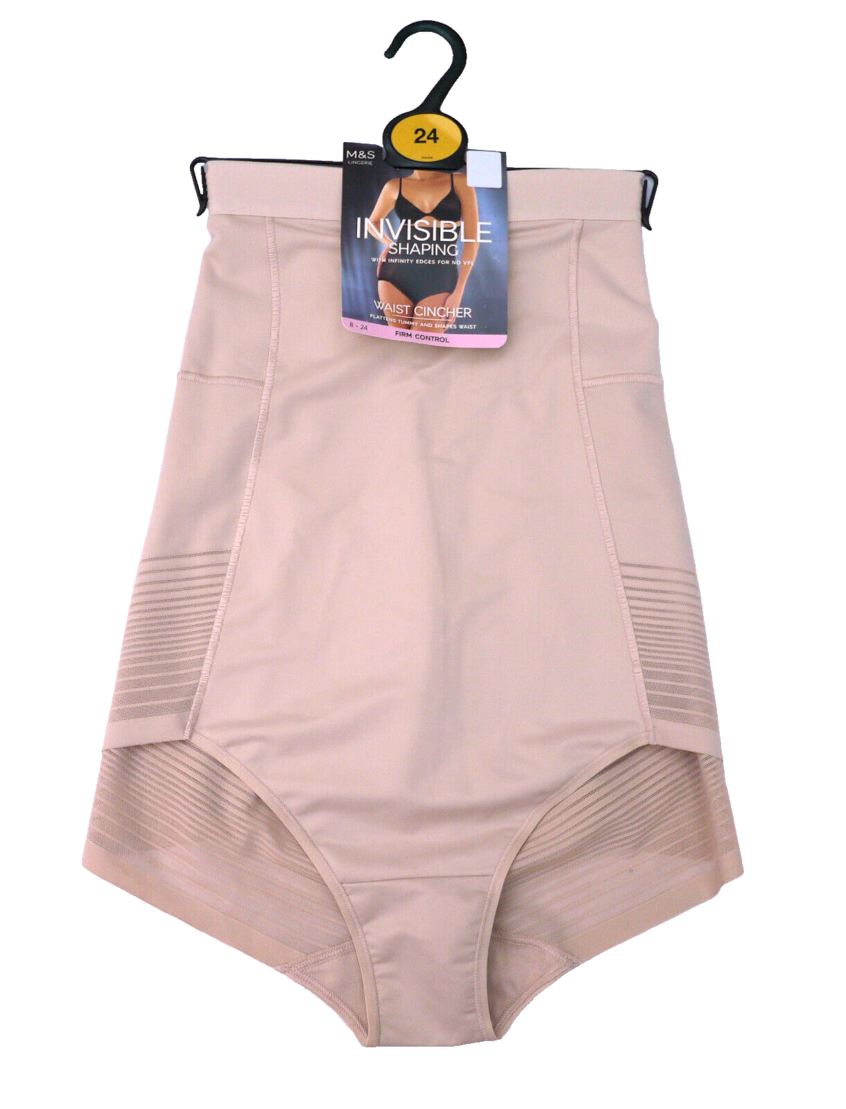M & S INVISIBLE SHAPING WAIST CINCHER KNICKERS SIZE 24 FIRM CONTROL eBay