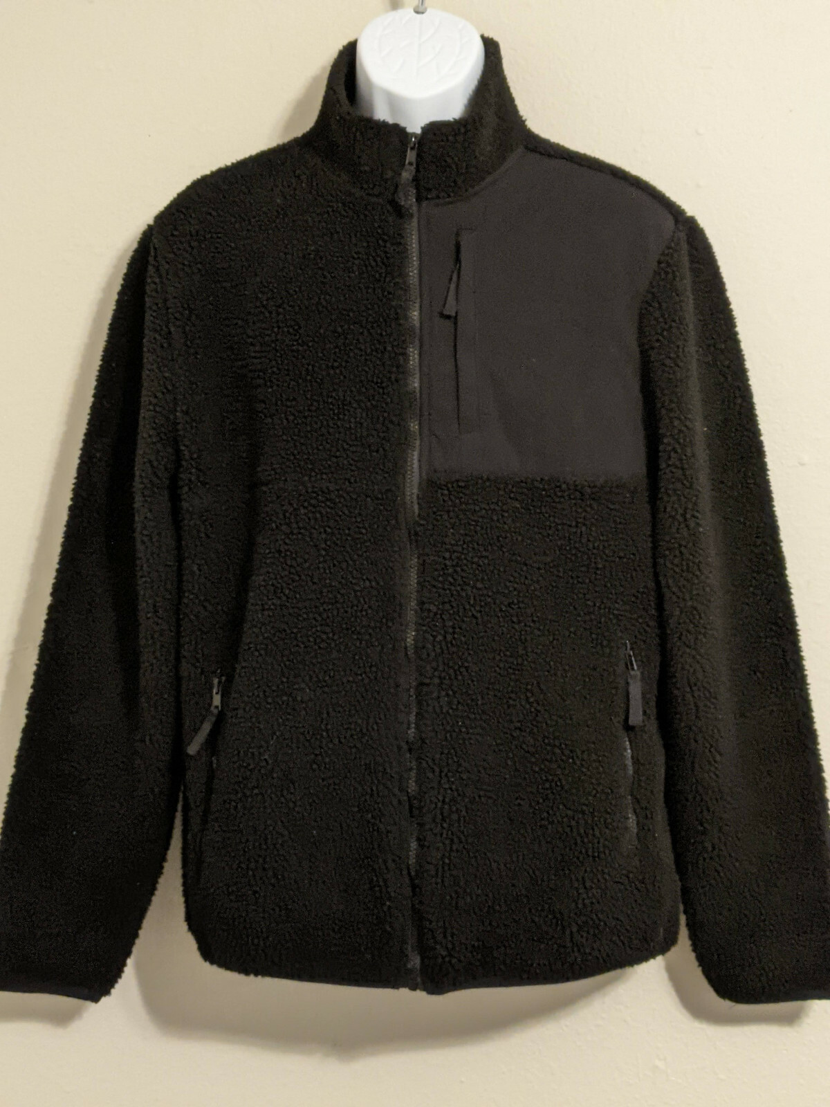 Aeropostale Fleece Unlined Jacket Black 