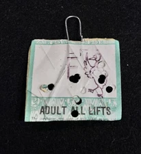 MAMMOTH MOUNTAIN 1980’s Ski Lift Ticket CALIFORNIA Resort Travel Souvenir