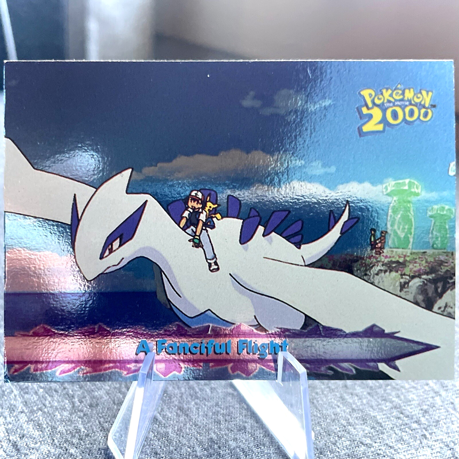 A Fanciful Flight Holo Rare Pokemon The Movie 2000 Topps Foil #65