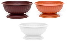 Pot de Fleur Bac à Fleurs Fleurs Grâce ∅30,5 cm-45 CM 3 Couleurs au Choix