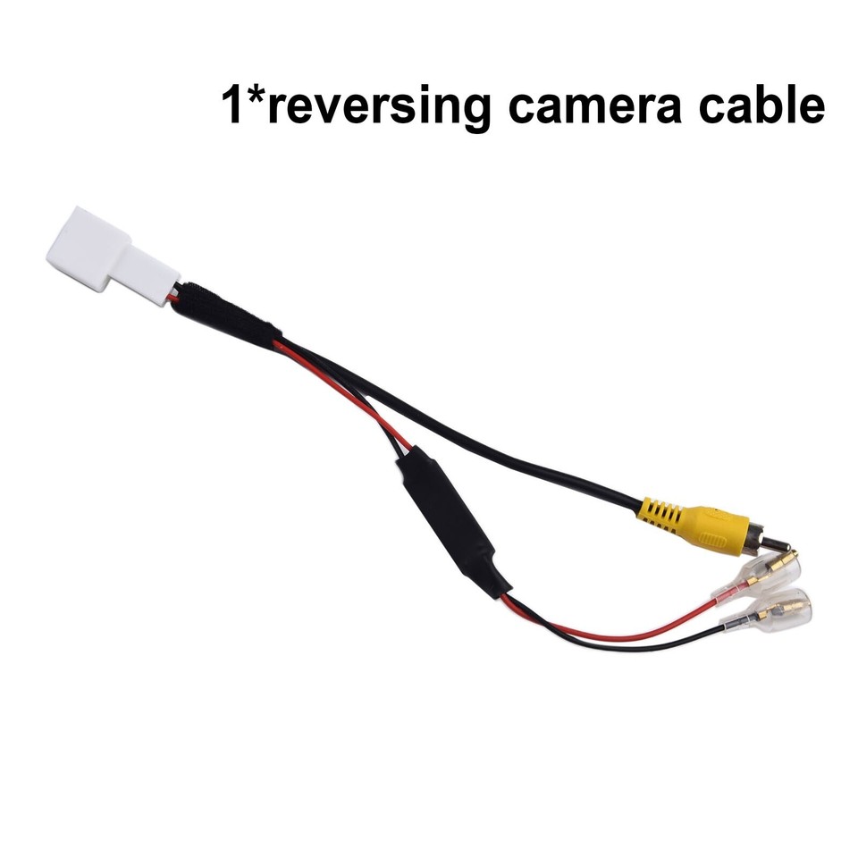 Useful Camera Cable Parts Adapter Black Car For Toyota Harness Wiring 4