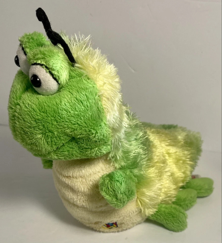 Ganz Webkinz Caterpillar Plush Stuffed Animal No HM434 Green 10 inches No Code - Image 3 of 4