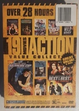 19 Movies Action Value Collection, 5 DVDs, Over 28 Hours - New And Sealed