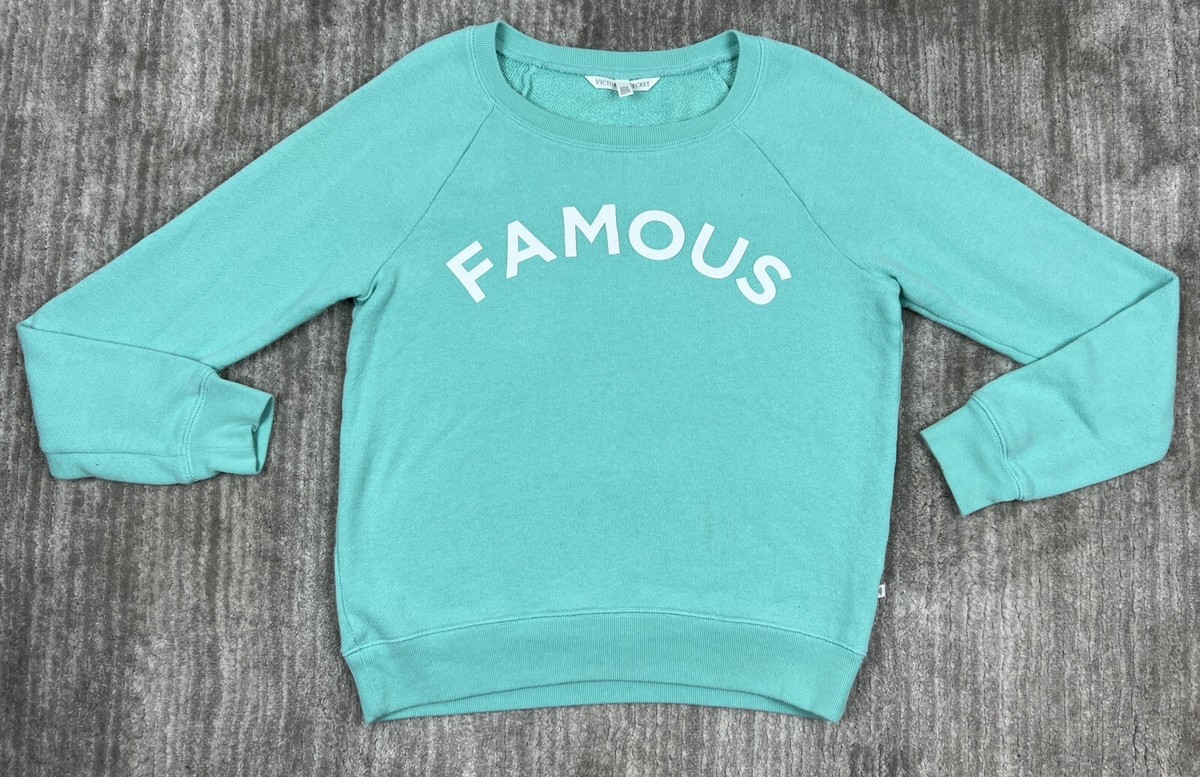 Victorias Secret Sweatshirt Womens Extra Small Green 