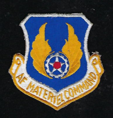 US AIR FORCE MATERIEL COMMAND HAT PATCH VET AFMC PIN UP AFB WRIGHT PATTERSON WOW