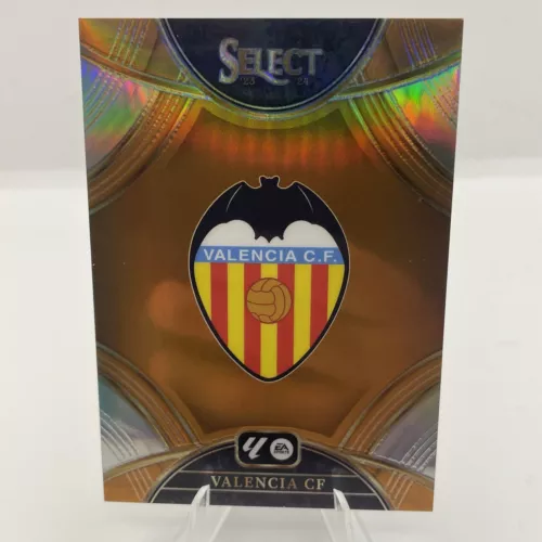 2023-24 Panini Select La Liga Valencia Team Badge Case Hit 