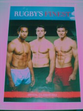RUGBY'S FINEST - Calendar 2014 - large glossy photos of muscular men - Gay Int.