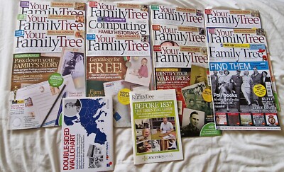Family Tree Magazine Bundle Dec 09 - Nov 10, 11 Issues & 3 Included Extra Parts