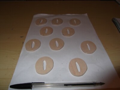 4 mm BIRKENSCHICHTHOLZROHLINGE - NUMMER '0' - 10er Pack - VIELE VERWENDUNGEN
