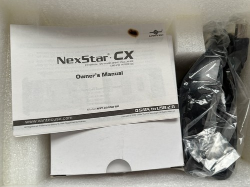 NEW Vantec NexStar CX USB 2.0 External 35” Hard Drive Enclosure USB 2.0 Inter - Picture 6 of 6