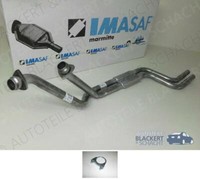 Imasaf Auspuff Hosenrohr für Mercedes S-Klasse 280 S + SE + SEL W116 1972-1976