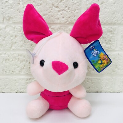 NWT  Disney Grupo Amisu Winnie the Pooh PIGLET 9'' Plush Suction Cup Car READ