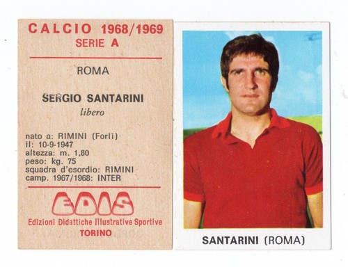 FIGURINE CALCIO EDIS SERIE A 1968-69 RETRO ROSSO SCEGLI DALLA LISTA - Picture 198 of 269