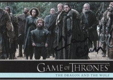 Iain Glen &middot; Game of Thrones &middot; Jorah Mormont &middot; Sammelkarte &middot; Autogramm