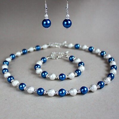 Best Paparazzi Jewelry Navy Blue Pearl Necklace for sale in Fort Worth,  Texas for 2024