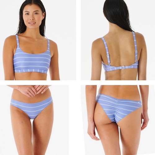 Rip Curl Classic Surf Cheeky Bikini Bottom & CLASSIC SURF BIKINI TOP Size Large