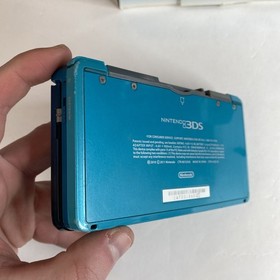 Nintendo 3DS System - Aqua Blue Region USA, Charger US Model Tested