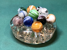 Vintage Marbles Approximately 1/2" Lot Of 11 Nice Patterns Lot 701