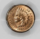 1865 Indian Head Cent Penny Red Brown Gem BU++ Key Date Coin