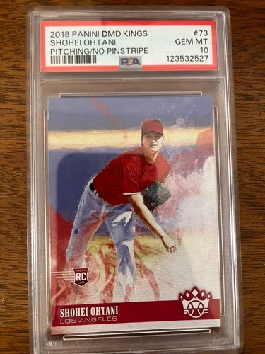 2018 Panini Diamond Kings Shohei Ohtani Pitching PSA 10 (RC)