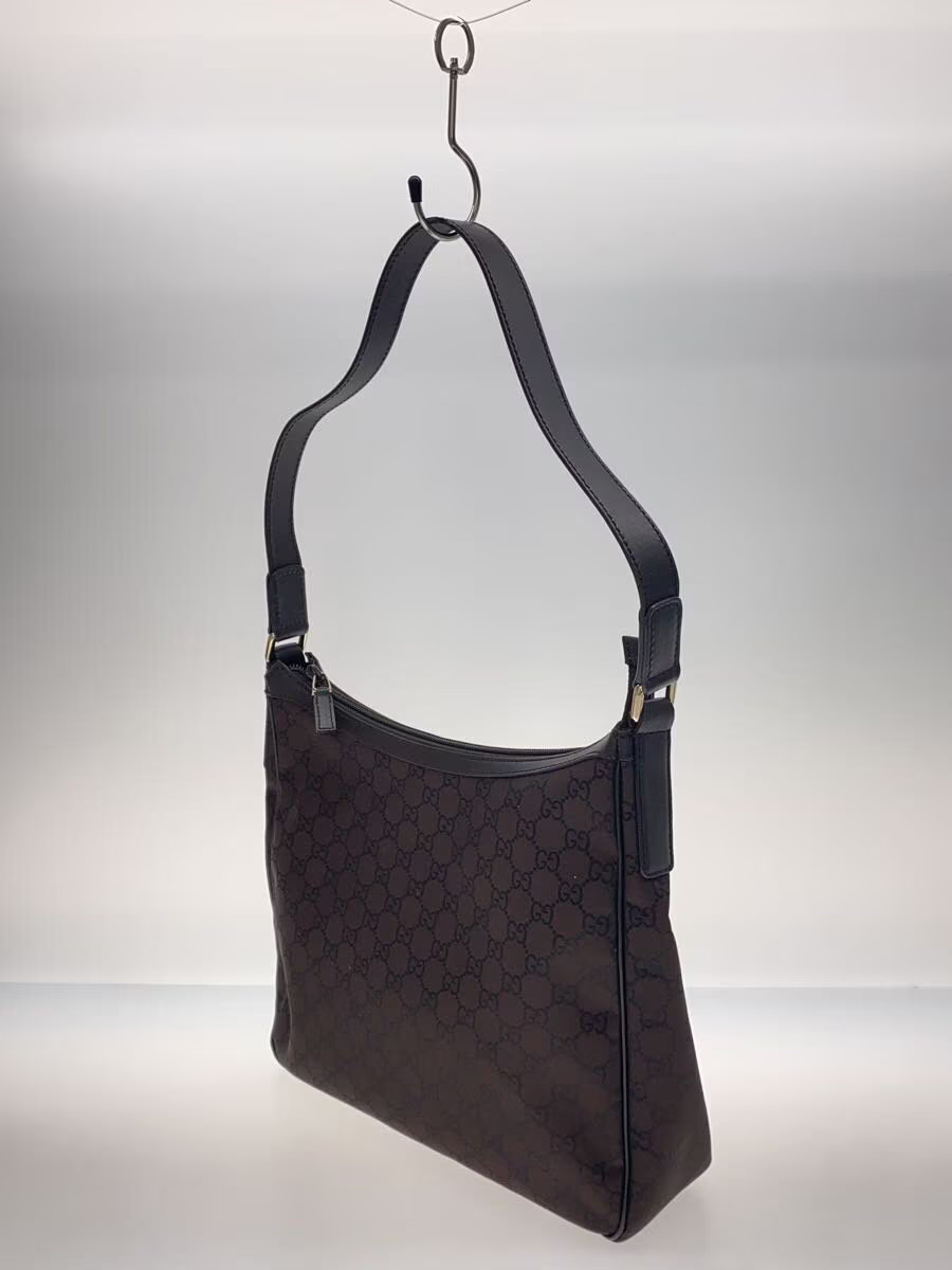 GUCCI GG Nylon Shoulder Bag in Brown - Imported from Japan