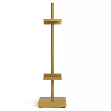 1 Pack Adjustable Height Gold Metal Picture Frame Holder Stand Tabletop Easel Di